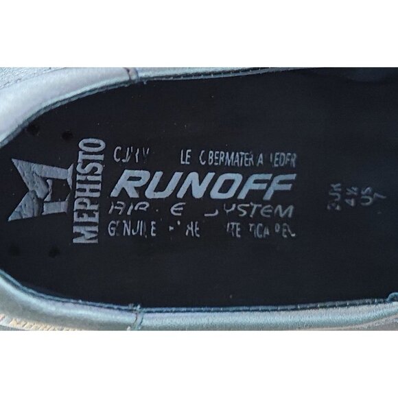 Mephisto Women's Pewter Runoff Perforated Leather Slip On Flat Size 7 - Picture 7 of 8